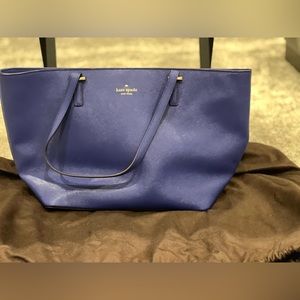 Kate Soade Cobalt Blue Leather Shopper